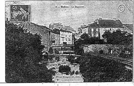 Ville de BAINSLESBAINS Carte postale ancienne