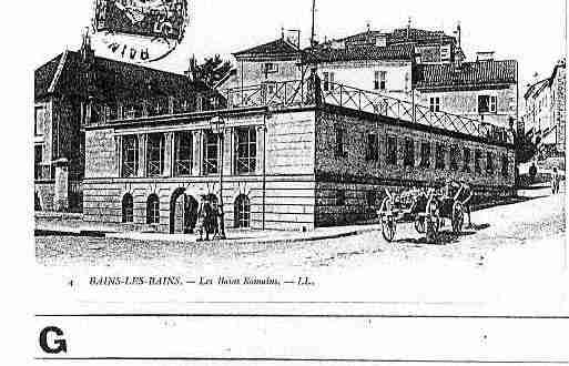 Ville de BAINSLESBAINS Carte postale ancienne