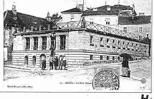 Ville de BAINSLESBAINS Carte postale ancienne