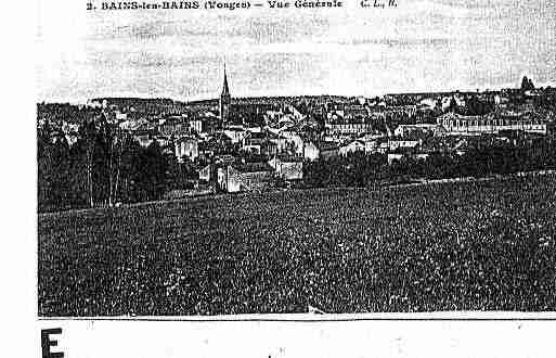 Ville de BAINSLESBAINS Carte postale ancienne