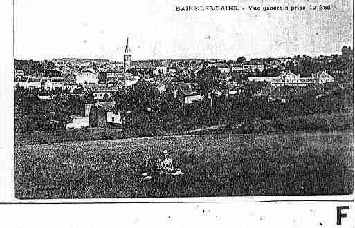 Ville de BAINSLESBAINS Carte postale ancienne