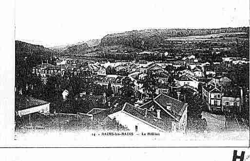 Ville de BAINSLESBAINS Carte postale ancienne