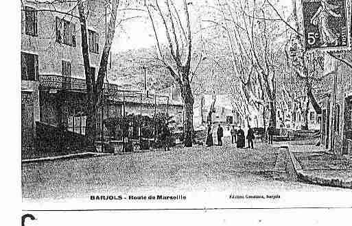 Ville de BARJOLS Carte postale ancienne