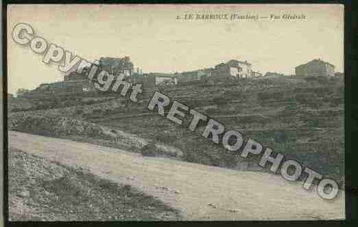 Ville de BARROUX(LE) Carte postale ancienne