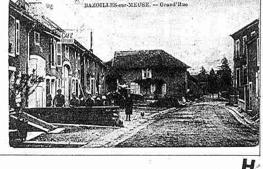 Ville de BAZOILLESSURMEUSE Carte postale ancienne