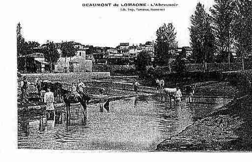 Ville de BEAUMONTDELOMAGNE Carte postale ancienne