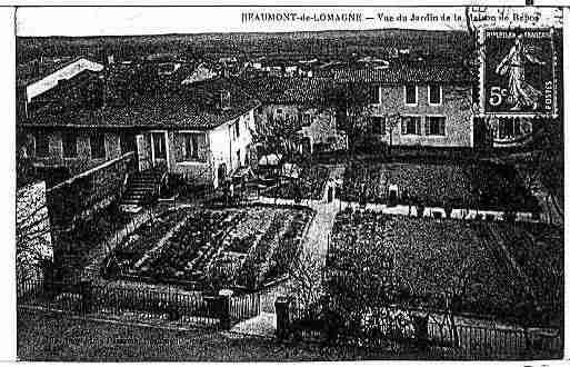 Ville de BEAUMONTDELOMAGNE Carte postale ancienne Ville de BEAUMONTDELOMAGNE Carte postale ancienne