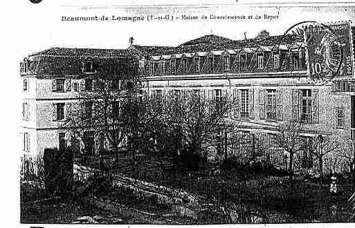 Ville de BEAUMONTDELOMAGNE Carte postale ancienne Ville de BEAUMONTDELOMAGNE Carte postale ancienne