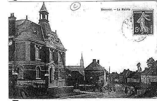 Ville de BEAUVAL Carte postale ancienne