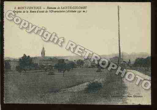 Ville de BEDOIN Carte postale ancienne