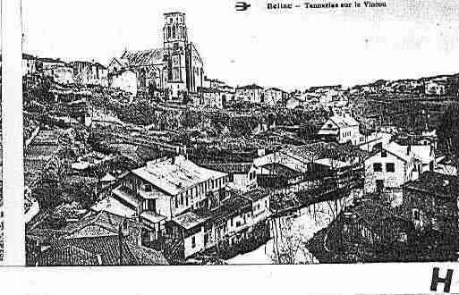 Ville de BELLACCHATEAUDEBAGNAC Carte postale ancienne