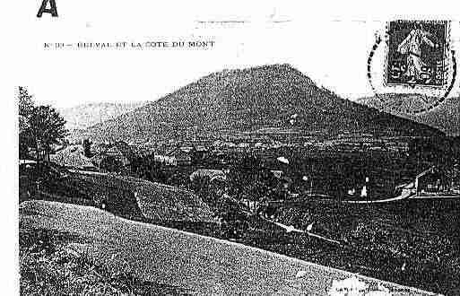 Ville de BELVAL Carte postale ancienne