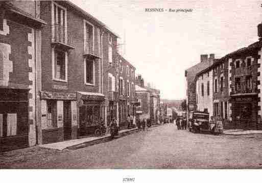 Ville de BESSINESSURGARTEMPE Carte postale ancienne