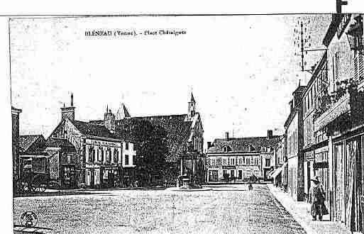 Ville de BLENEAU Carte postale ancienne