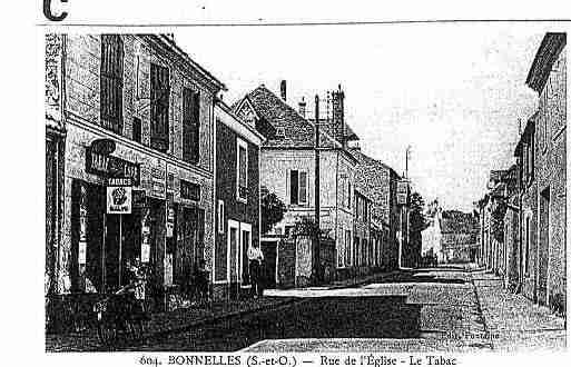 Ville de BONNELLES Carte postale ancienne