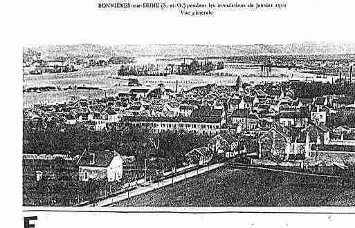 Ville de BONNIERESSURSEINE Carte postale ancienne