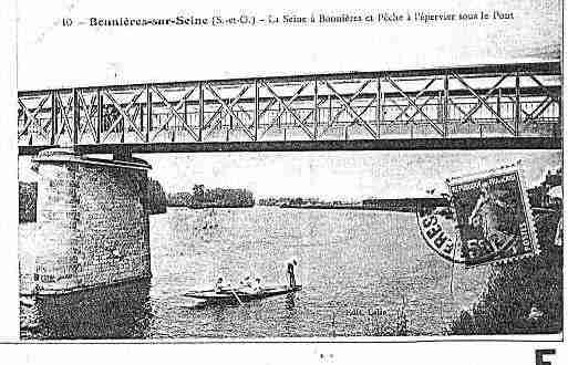 Ville de BONNIERESSURSEINE Carte postale ancienne