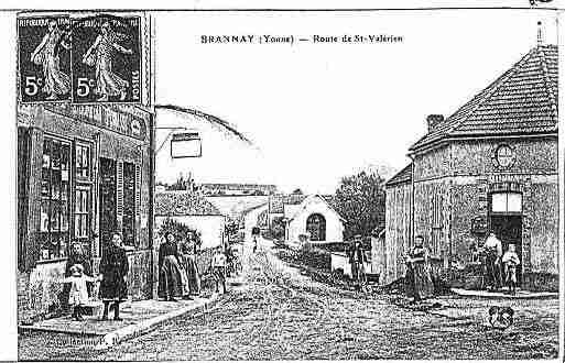 Ville de BRANNAY Carte postale ancienne