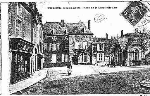 Ville de BRESSUIRE Carte postale ancienne