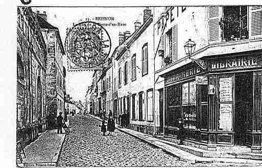 Ville de BRIENONSURARMANCON Carte postale ancienne