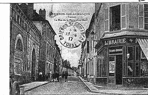 Ville de BRIENONSURARMANCON Carte postale ancienne