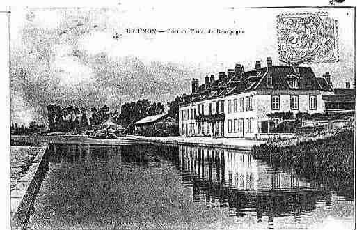 Ville de BRIENONSURARMANCON Carte postale ancienne