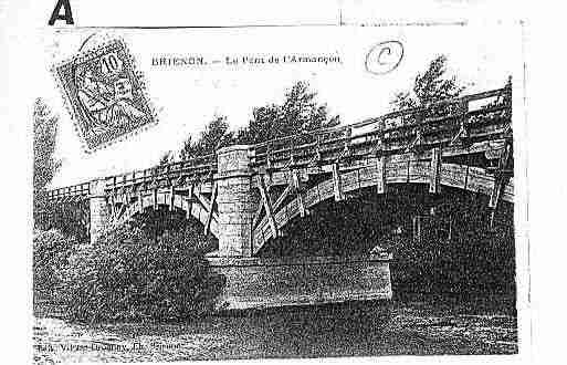 Ville de BRIENONSURARMANCON Carte postale ancienne