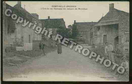 Ville de BROSSES Carte postale ancienne