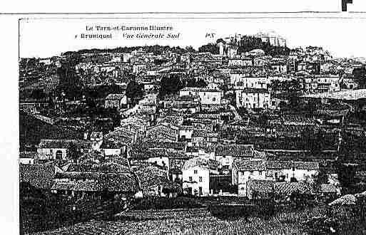 Ville de BRUNIQUEL Carte postale ancienne