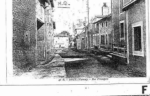 Ville de BRUX Carte postale ancienne