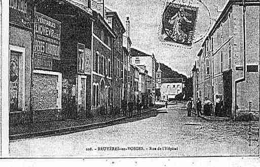 Ville de BRUYERES Carte postale ancienne