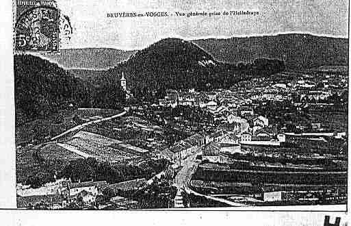Ville de BRUYERES Carte postale ancienne  Ville de BRUYERES Carte postale ancienne