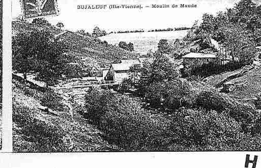 Ville de BUJALEUF Carte postale ancienne