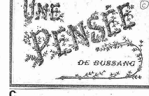Ville de BUSSANG Carte postale ancienne