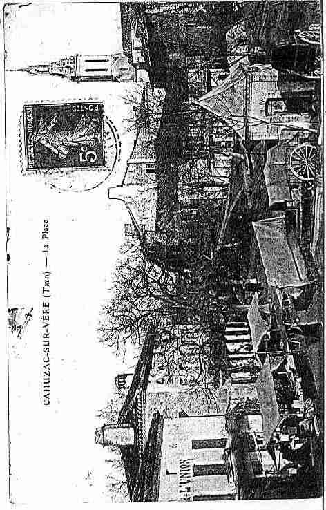 Ville de CAHUZACSURVERE Carte postale ancienne Ville de CAHUZACSURVERE Carte postale ancienne