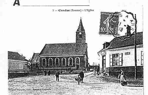 Ville de CANDAS Carte postale ancienne