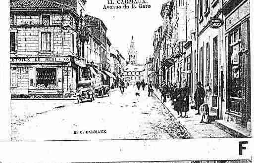 Ville de CARMAUX Carte postale ancienne