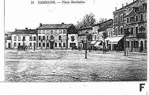 Ville de CARMAUX Carte postale ancienne