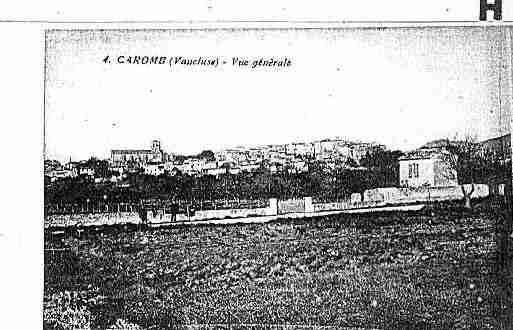 Ville de CAROMB Carte postale ancienne