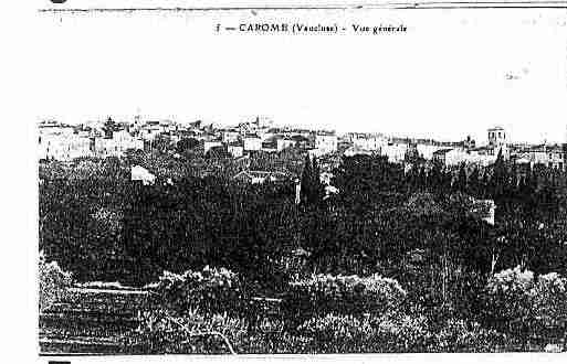 Ville de CAROMB Carte postale ancienne