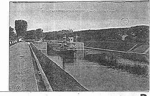 Ville de CARRIERESSOUSPOISSY Carte postale ancienne Ville de CARRIERESSOUSPOISSY Carte postale ancienne