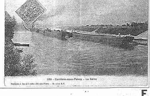 Ville de CARRIERESSOUSPOISSY Carte postale ancienne Ville de CARRIERESSOUSPOISSY Carte postale ancienne