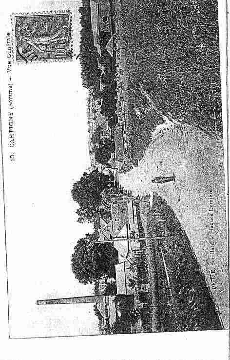 Ville de CARTIGNY Carte postale ancienne