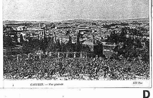 Ville de CASTRES Carte postale ancienne