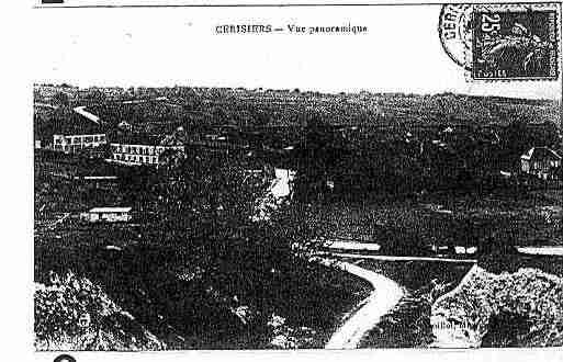 Ville de CERISIERS Carte postale ancienne