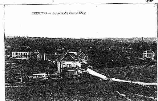 Ville de CERISIERS Carte postale ancienne