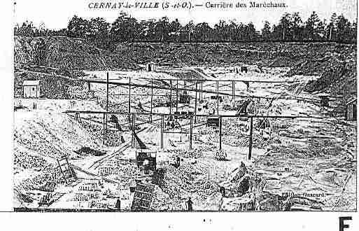 Ville de CERNAYLAVILLE Carte postale ancienne Ville de CERNAYLAVILLE Carte postale ancienne