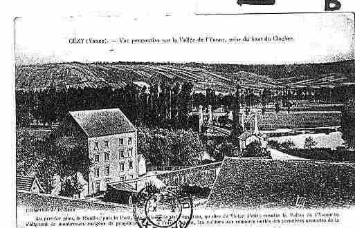 Ville de CEZY Carte postale ancienne