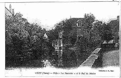 Ville de CEZY Carte postale ancienne