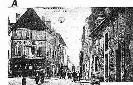 Ville de CHABLIS Carte postale ancienne